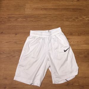 White Basketball Shorts